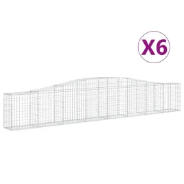 kosze-gabionowe-6-szt-400x30x60-80-cm-galwanizowane-zelazo