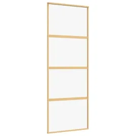 drzwi-przesuwne-zlote-76x205-cm-przezroczyste-szklo-esg