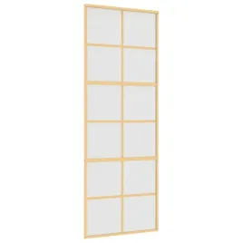 drzwi-przesuwne-zlote-76x205-cm-mrozone-szklo-esg-aluminium