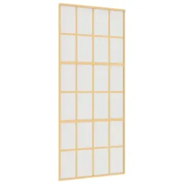 drzwi-przesuwne-zlote-90x205-cm-mrozone-szklo-esg-aluminium