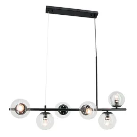 kulista-lampa-zwisowa-dorado-3400-6-bl-szklane-molekuly-czarne