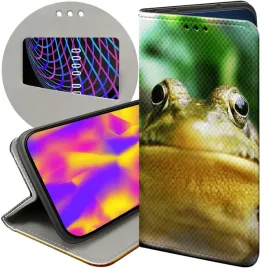 etui-z-klapka-do-honor-90-lite-5g-wzory-zabka-zaba-frog-futeral-pokrowiec