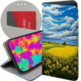 etui-z-klapka-do-honor-90-lite-5g-wzory-chmury-niebo-blekit-futeral-case