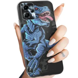 etui-do-motorola-moto-g13-g23-wzory-dinozaury-reptilia-prehistoryczne