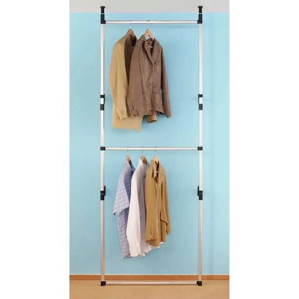 system-teleskopowych-drazkow-do-garderoby-aluminiowy-stan-nowy