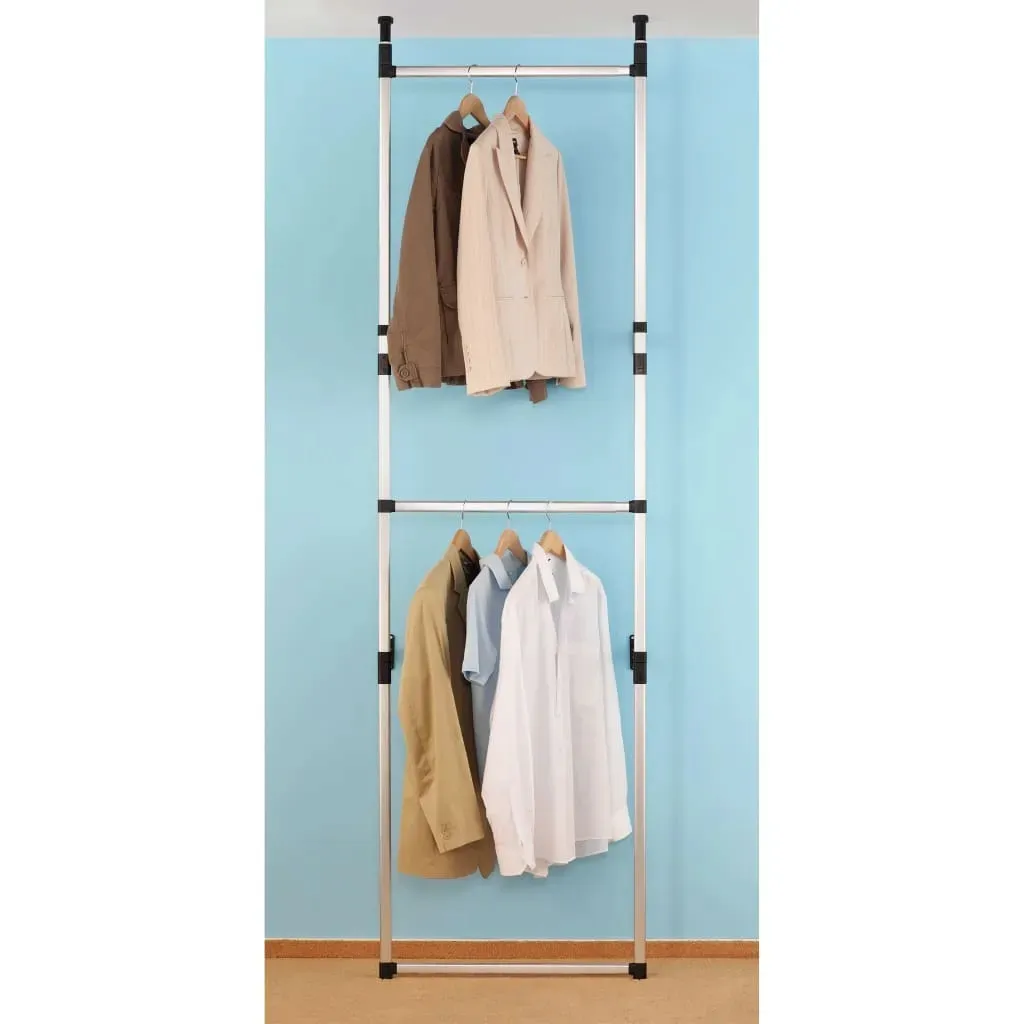 system-teleskopowych-drazkow-do-garderoby-aluminiowy-stan-nowy