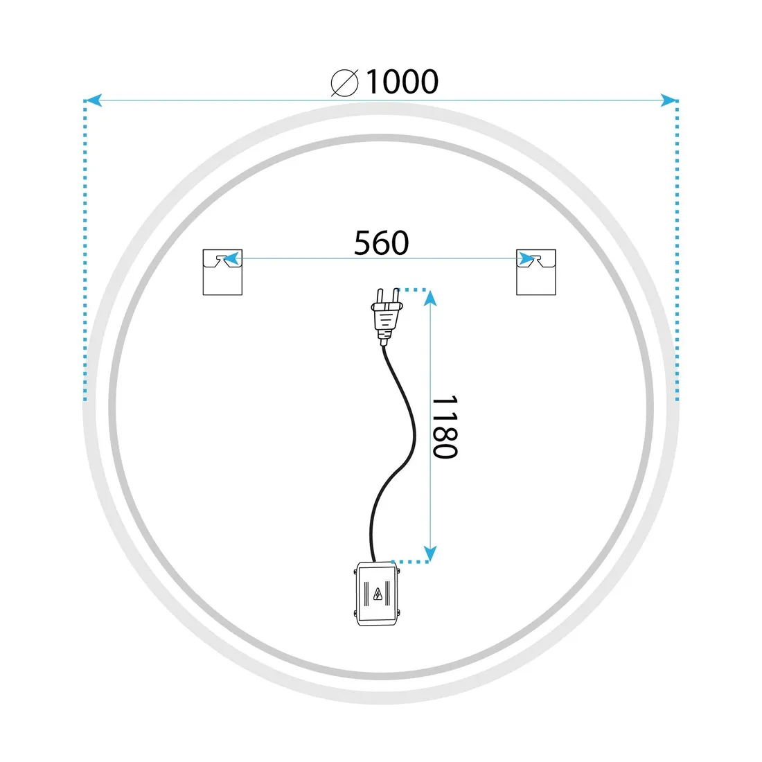 rea-lustro-led-soft-100-stan-nowy