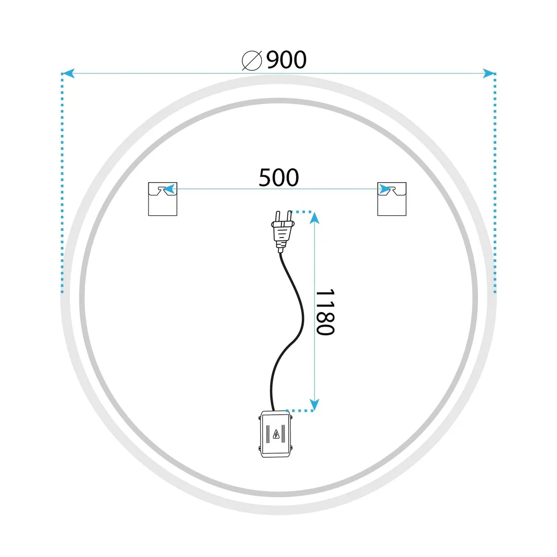 rea-lustro-led-soft-90-stan-nowy