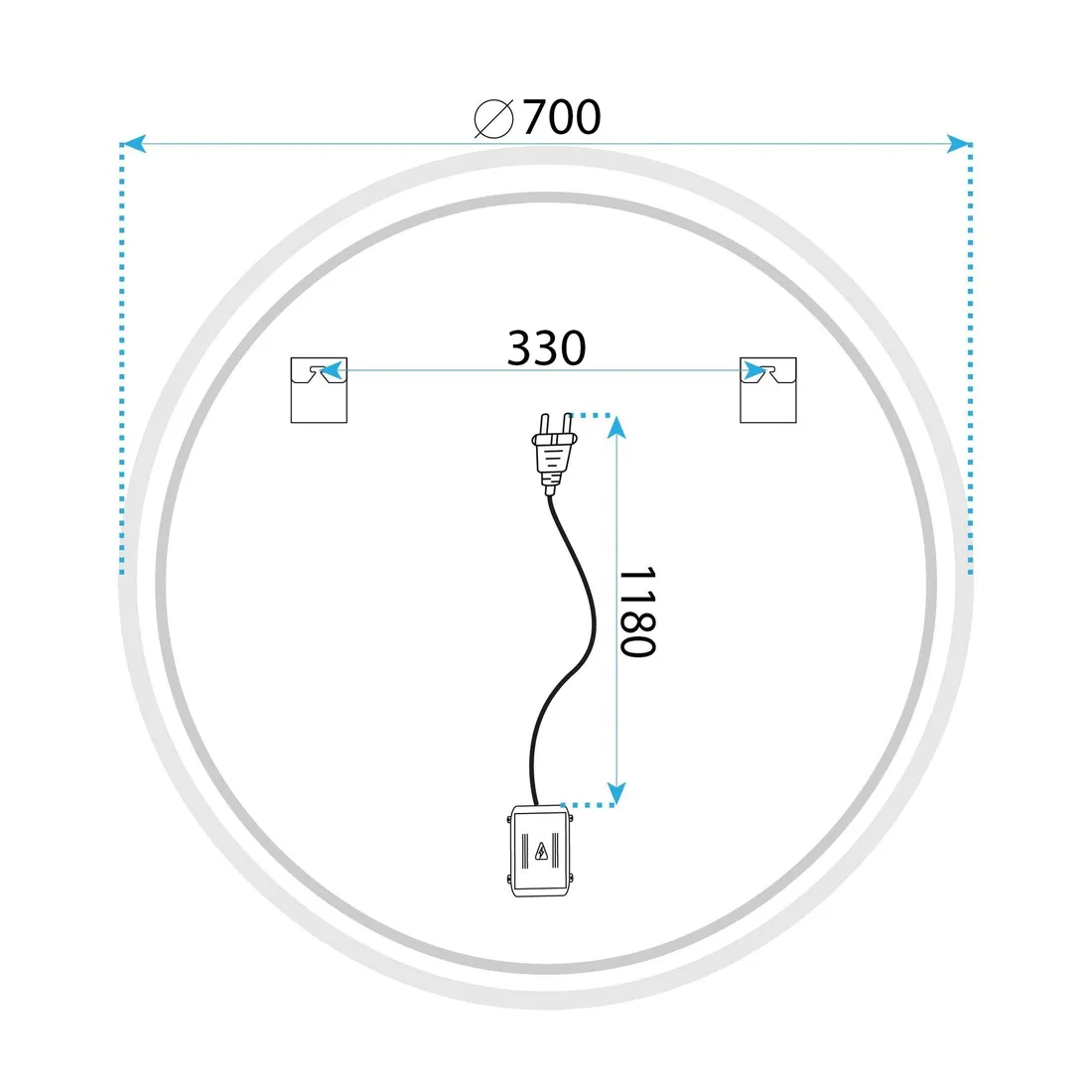 rea-lustro-led-soft-70-stan-nowy