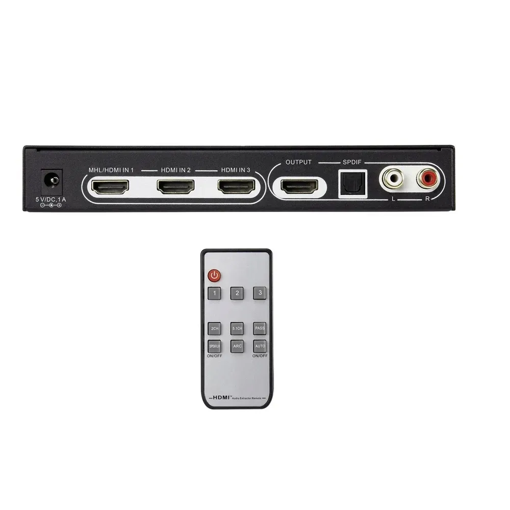 switch-hdmi-rozgaleznik-3xhdmi-pilot-stan-nowy