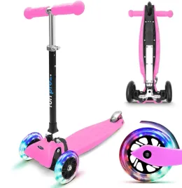 hulajnoga-trojkolowa-dla-dzieci-fun-pro-one-deluxe-led-rozowa-3-6-lat-50-kg