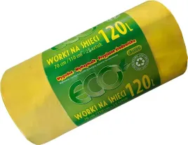 worki-na-smieci-ldpe-120-l-25-sztuk-zolte-eco