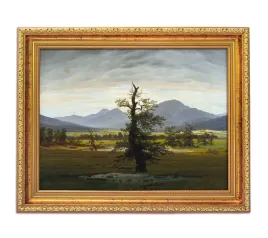 obraz-na-plotnie-w-drewnianej-ramie-samotne-drzewo-30x40cm