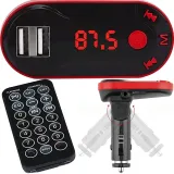 transmiter-fm-bluetooth-ladowarka-mp3-2xusb-sd-lcd-glosnomowiacy-pilot-stan-nowy