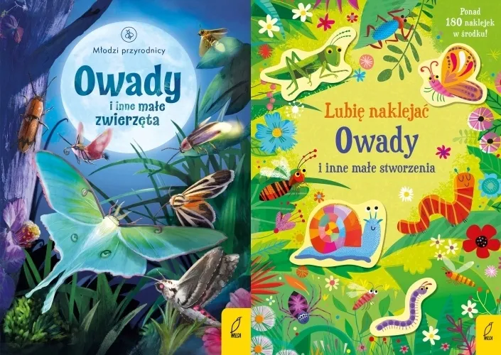 PAKIET 2X OWADY I INNE ZWIERZĘTA + OWADY I INNE MAŁE STWORZENIA