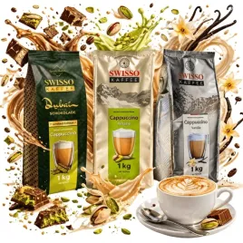 kawa-cappuccino-mix-smakow-dubajska-czekolada-pistacja-wanilia-swisso-3x1kg