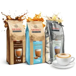 kawa-cappuccino-mix-smakow-karmel-wanilia-czekolada-swisso-kaffee-3x1kg