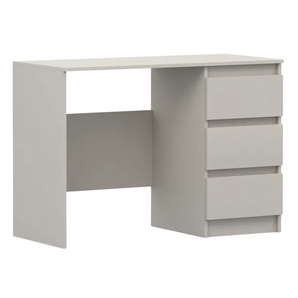 Biurko SOLO 110 cm głębokie szuflady kaszmir system bezuchwytowy PRODUCENT