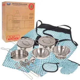zestaw-metalowych-garnkow-dla-dzieci-3-przybory-kuchenne-fartuch-akcesoria