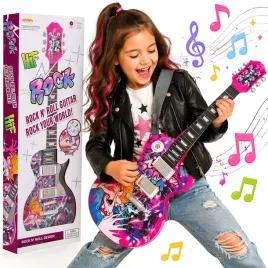 gitara-elektryczna-dla-dzieci-mikrofon-statyw-wzmacniacz-hk-9178a-roz