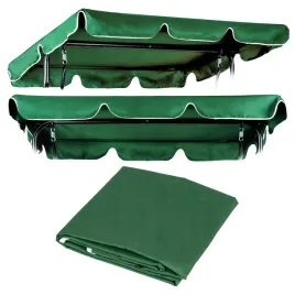 daszek-do-hustawki-200x120-cm-wodoodporne-poszycie-z-falbana-zielony