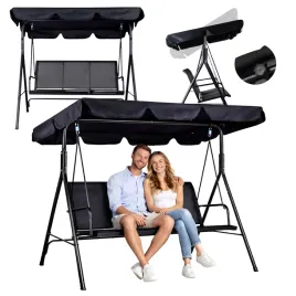 hustawka-ogrodowa-3-osobowa-bujana-wolnostojaca-metalowa-z-daszkiem-czarna