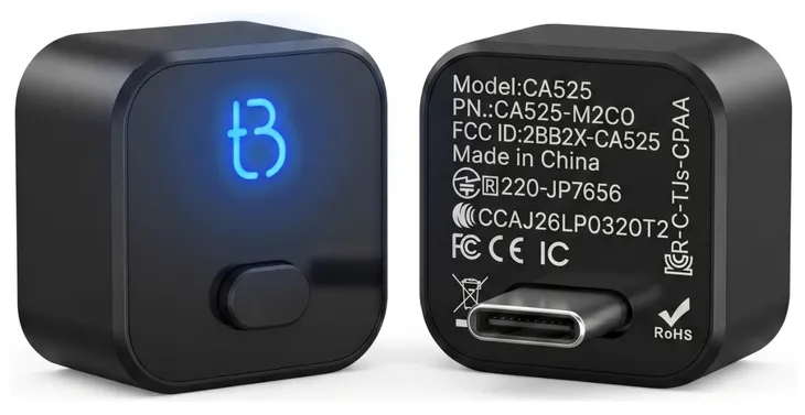 adapter-samochodowy-tradebit-tb-cube-pro-usb-c-carplay-android-auto-czarny