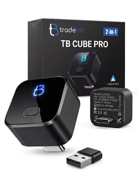 adapter-samochodowy-tradebit-tb-cube-pro-usb-c-carplay-android-auto-czarny