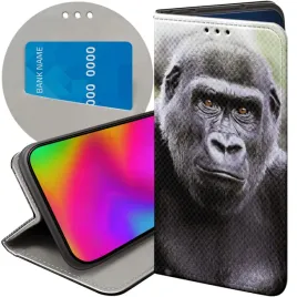 etui-z-klapka-do-honor-90-lite-5g-wzory-malpki-malpa-nosacz-futeral-case