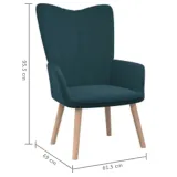 fotel-niebieski-obity-aksamitem