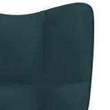 fotel-niebieski-obity-aksamitem