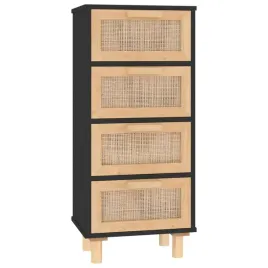komoda-czarna-40x30x90-cm-lita-sosna-i-naturalny-rattan