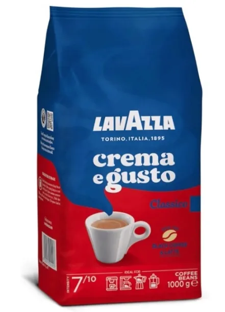 Kawa ziarnista mieszanka nieokreślona Lavazza Crema e Gusto Classico 1000 g