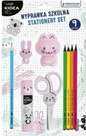 kidea-wyprawka-szkolna-9-el-zestaw-zwierzaki-91904