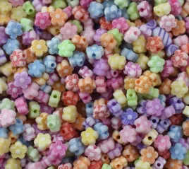 koraliki-kwiaty-mix-kolorow-100-szt