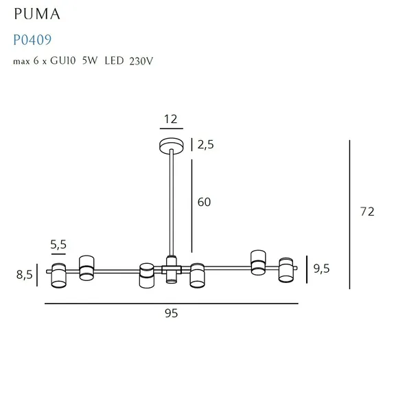 lampa-wiszaca-puma-p0409-maxlight-rodzaj-lampy-sufitowe-wiszace