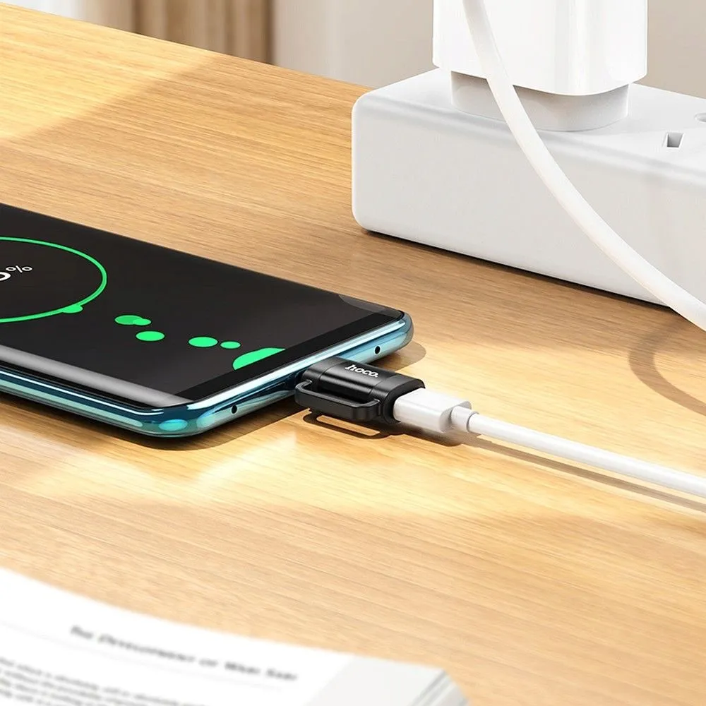 adapter-otg-usb-c-do-lightning-hoco-3a-ua31e-czarny