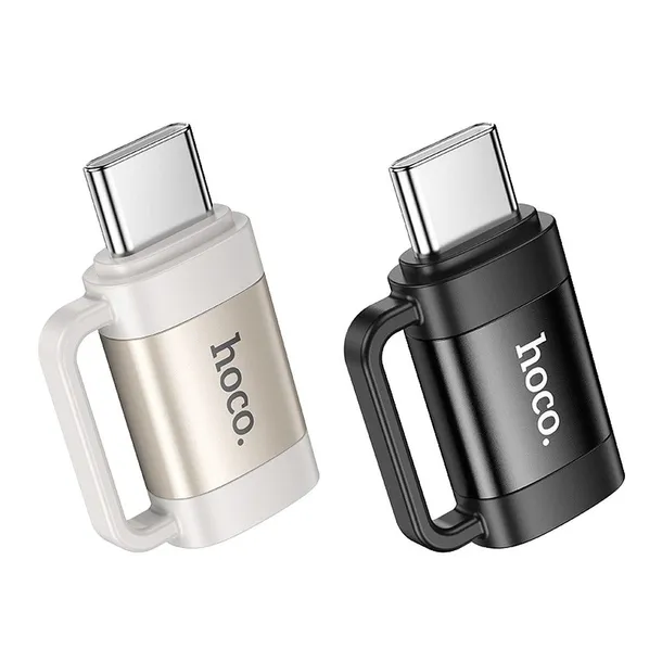 adapter-otg-usb-c-do-lightning-hoco-3a-ua31e-czarny-marka-hoco-stan-nowy