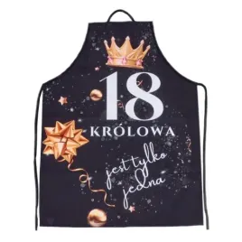 fartuch-kuchenny-premium-18-krolowa-jest-tylko-jedna-na-prezent
