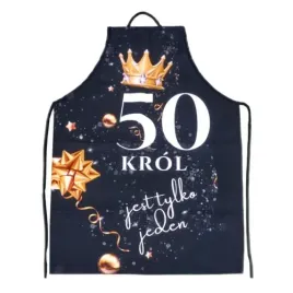 fartuch-kuchenny-premium-50-krol-jest-tylko-jeden-na-prezent