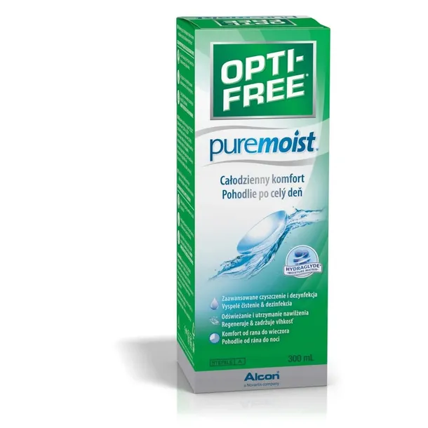 Opti Free Pure Moist PureMoist 2 x 300 ml 2 pojemniki