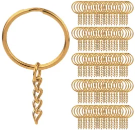 brelok-baza-zlota-zawieszka-do-brelokow-z-lancuszkiem-25mm-zestaw-100szt