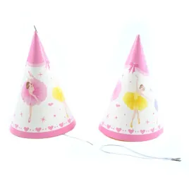 czapeczki-urodzinowe-baletnice-papierowe-6szt