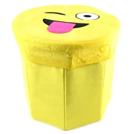 pufa-skladane-krzeslo-pojemnik-na-zabawki-emoji