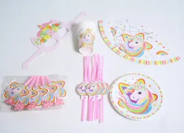 zestaw-urodzinowy-talerzyki-kubeczki-jednorozec