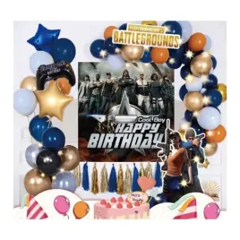 balony-urodzinowe-dla-gracza-impreza-zestaw-63szt