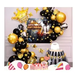 balony-zestaw-44szt-przyjecie-urodziny-gracza