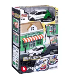 miasto-bburago-apteka-renault-clio-1-43