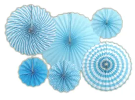 rozety-dekoracyjne-papierowe-niebieskie