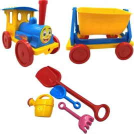 zabawki-do-piasku-duzy-pociag-grabki-lopata-50cm